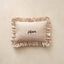 Medium Ruffle Pillow | Swiss Dot