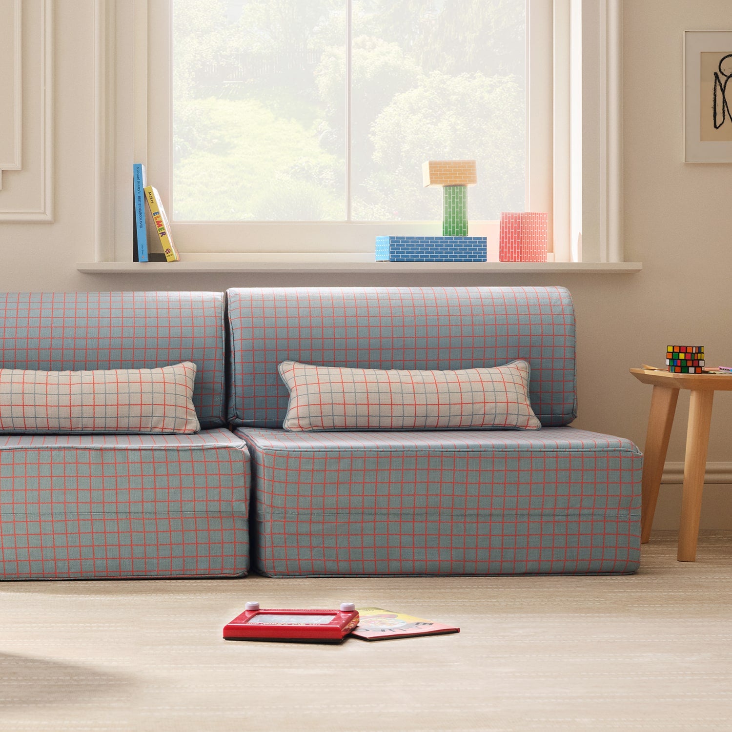 Lumbar Pillow | Grid