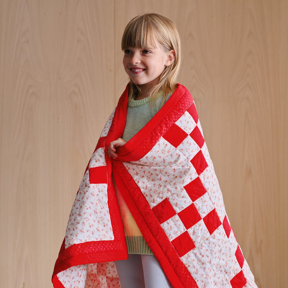 Quilt | Irish Chain - Scarlet