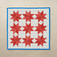 Quilted Mat | Solstice - Crimson