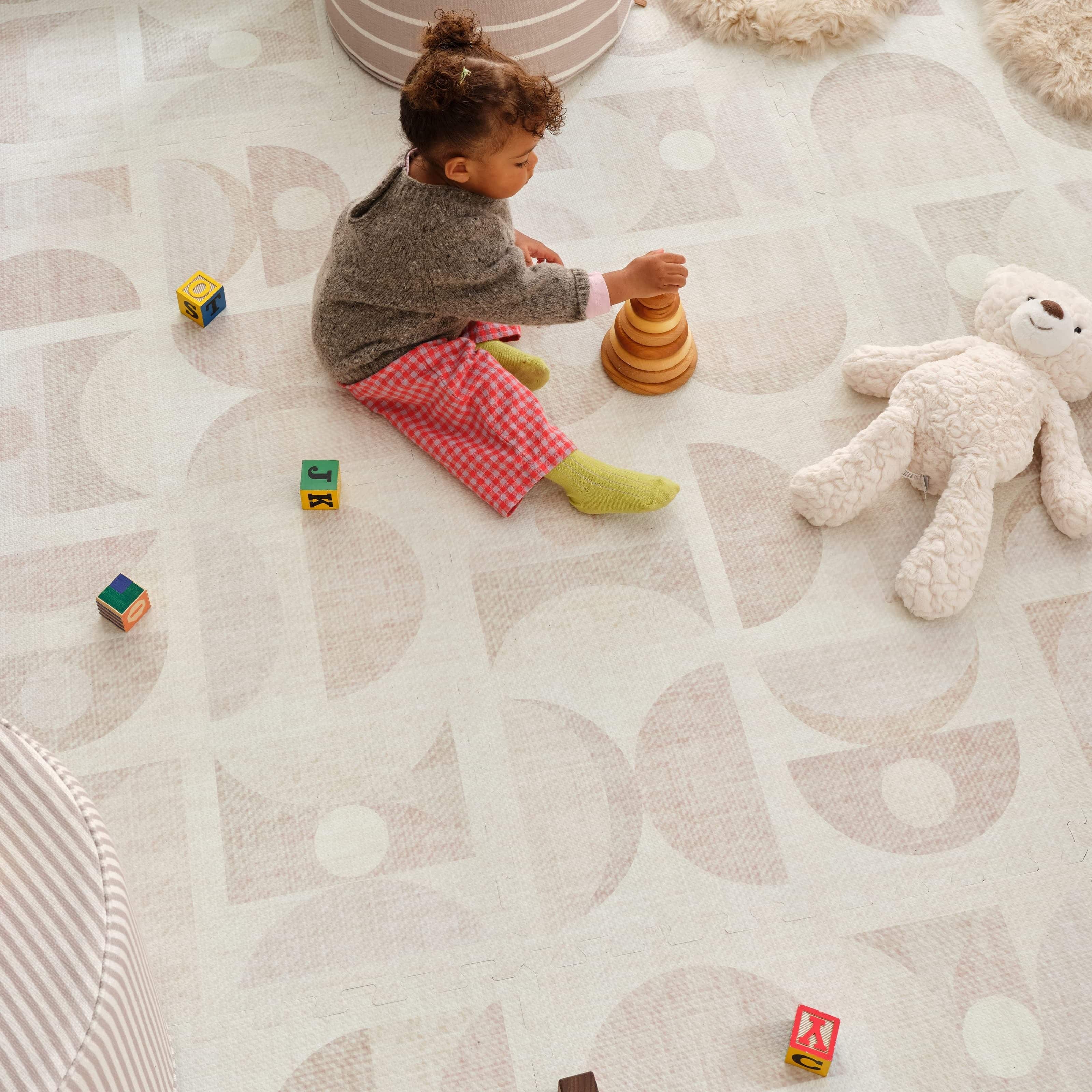 Sandstone Cream Play Mat | Luna - Little Nomad | House of Noa