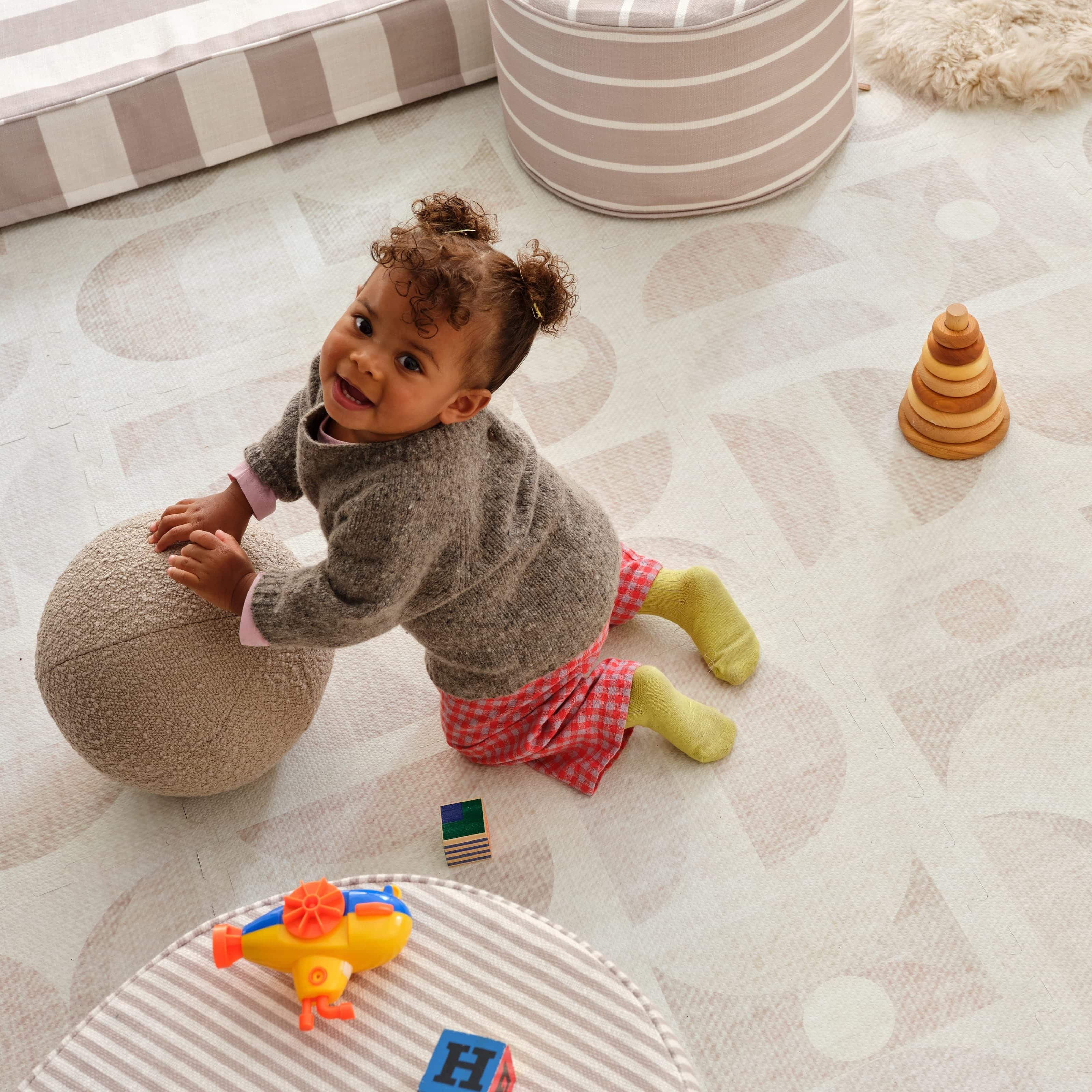 Sandstone Cream Play Mat | Luna - Little Nomad | House of Noa