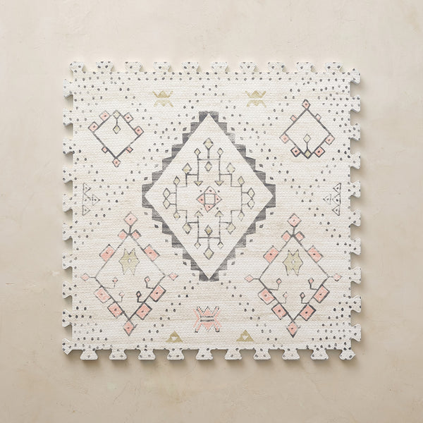 Pink and Grey Foam Play Mat | Ula - Little Nomad | House of Noa