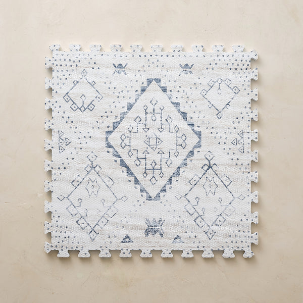 White and Navy Play Mat | Ula - Little Nomad | House of Noa
