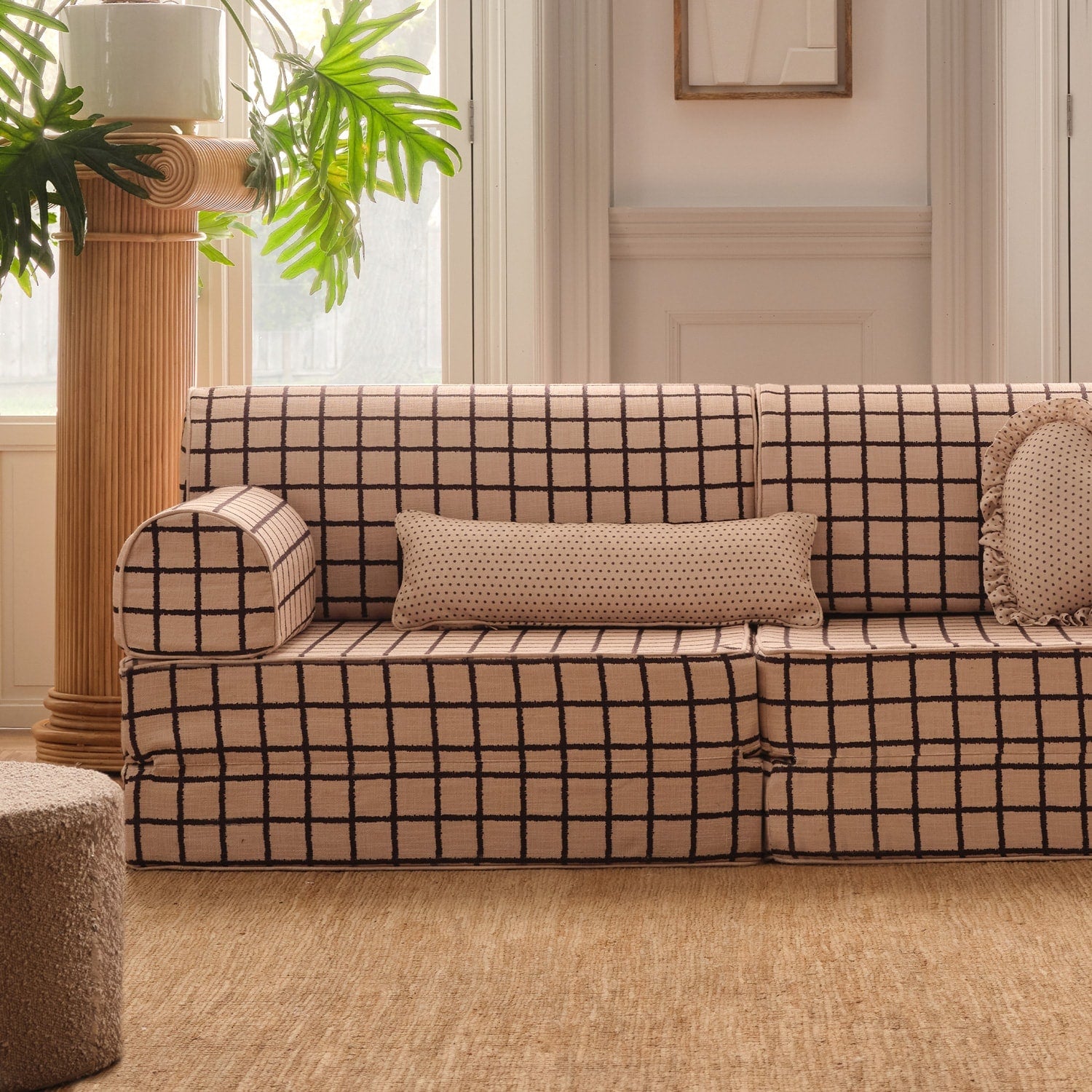 Lumbar  Pillow | Swiss Dot