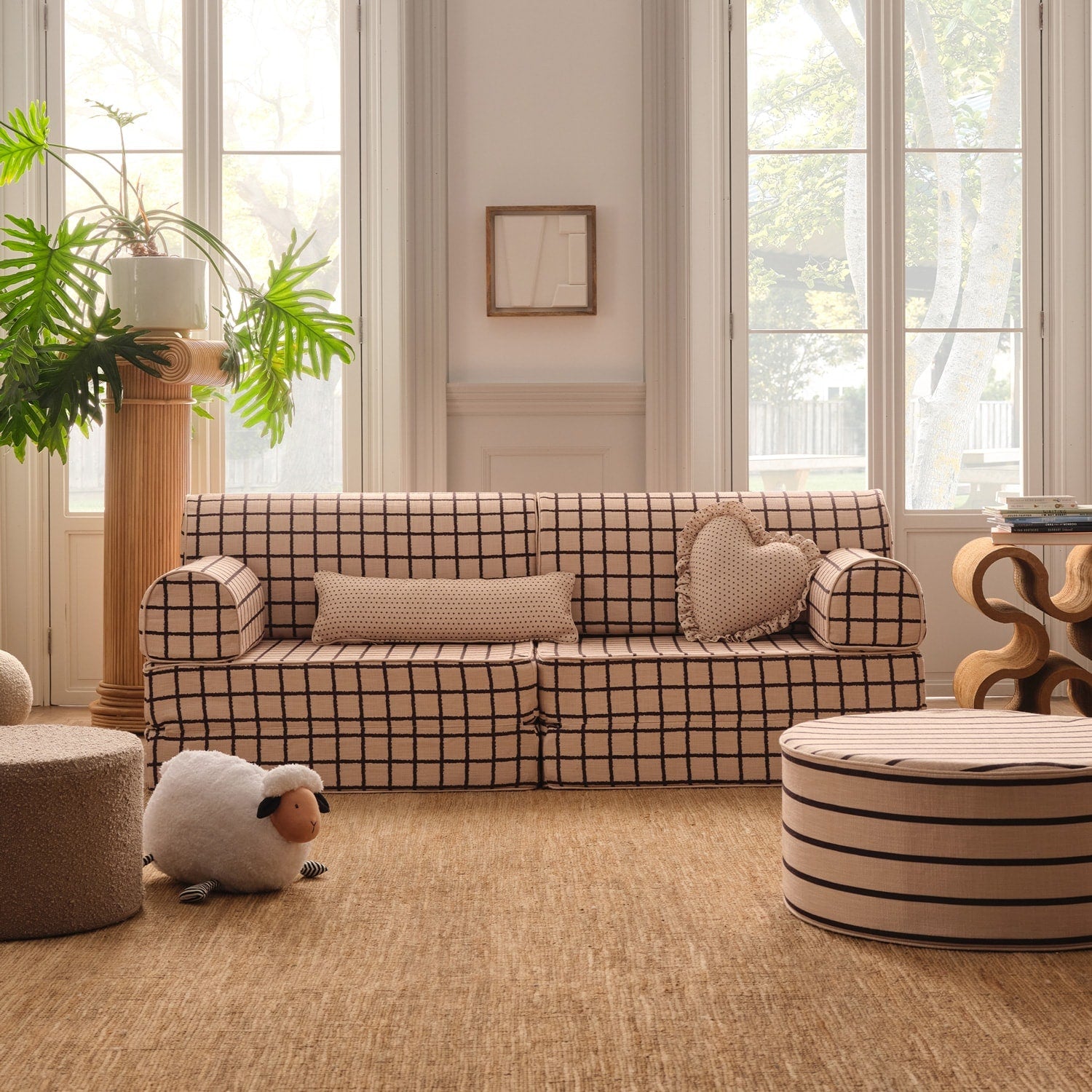 Lumbar  Pillow | Swiss Dot