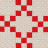 Irish Chain in Scarlet