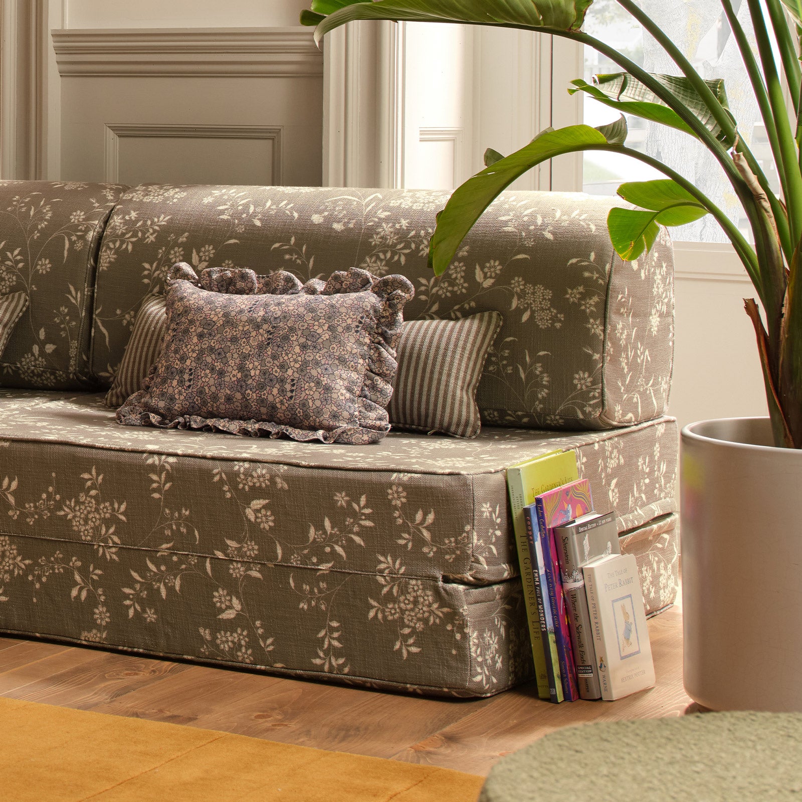 Seat | Blue Floral Modular Play Couch | Kit | House of Noa