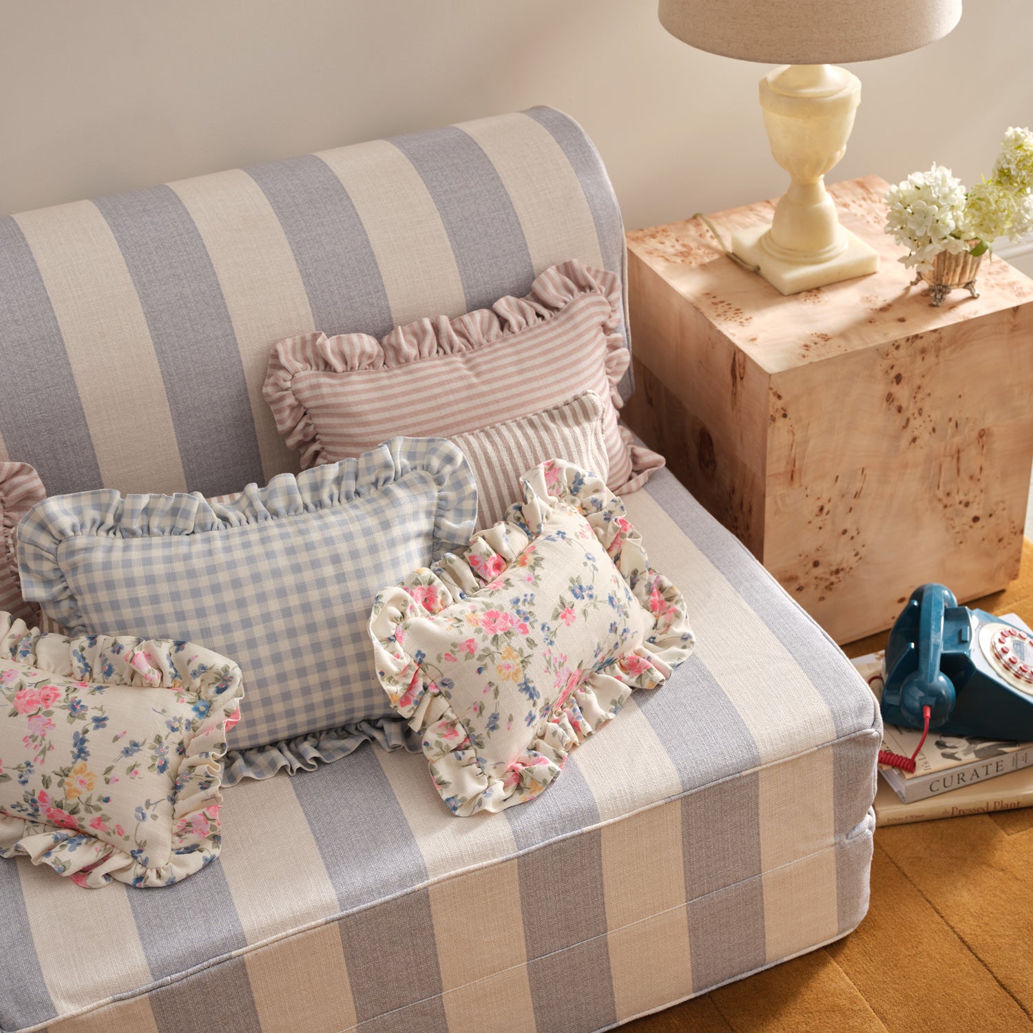 Mini Ruffle Pillow | Chandler