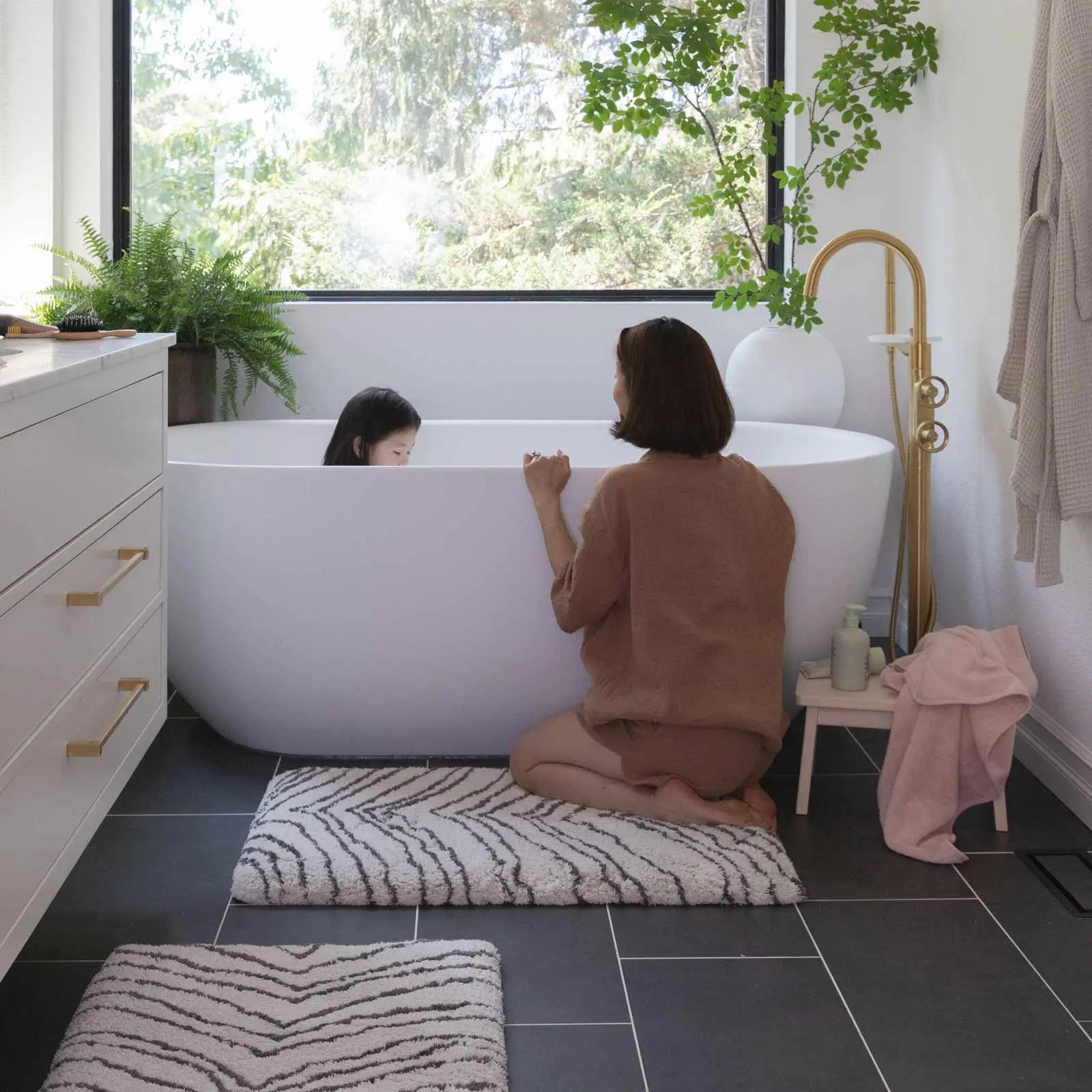 
A Luxurious New Landing
Hello, Bathroom
From our new bath mats to the playmat that started it all, we bring our one-of-a-kind comfort and style to every room in your house.  Every mat we make is designed with your home in mind and built for living life to the fullest - and the softest.
