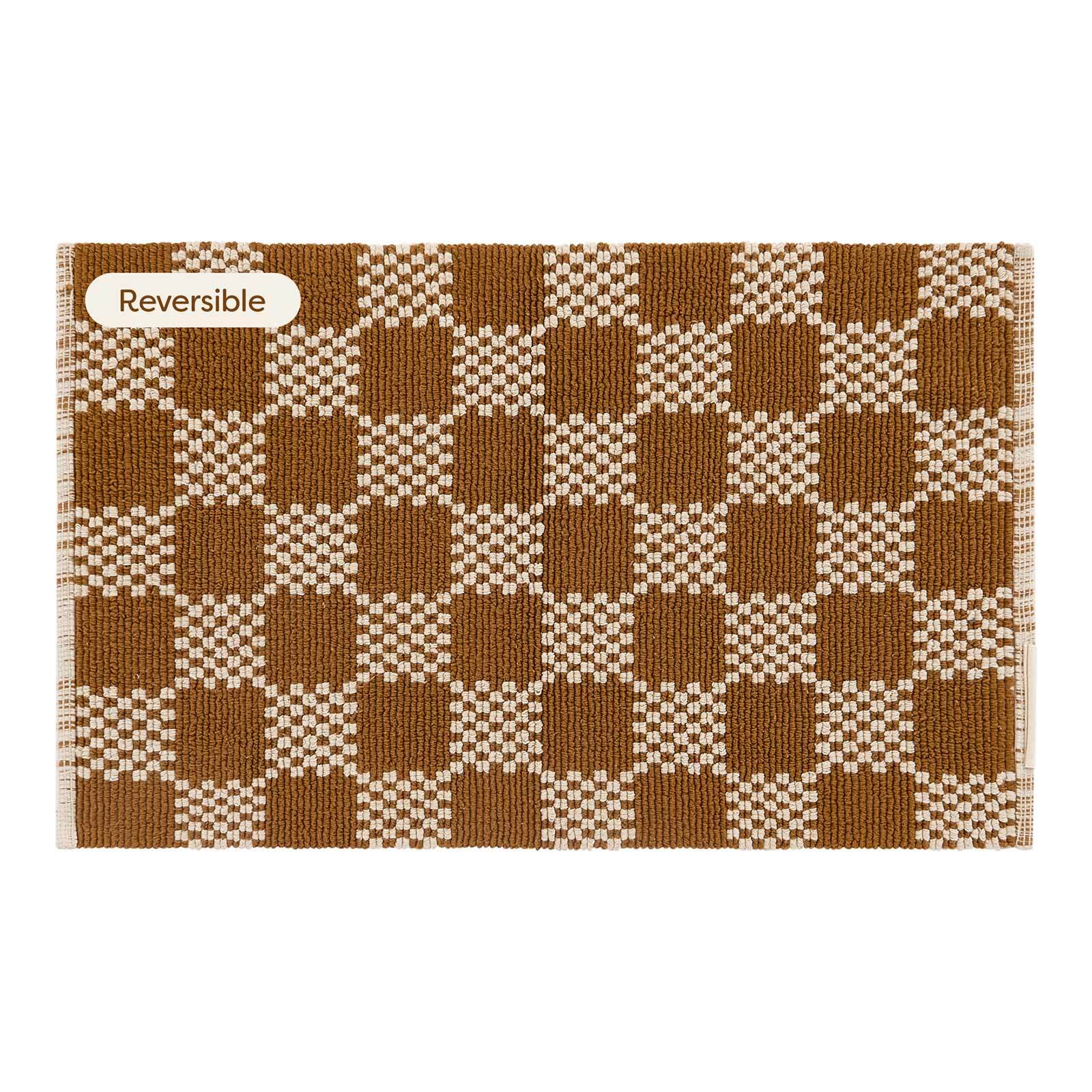 Comfy Bath Mat | Checks