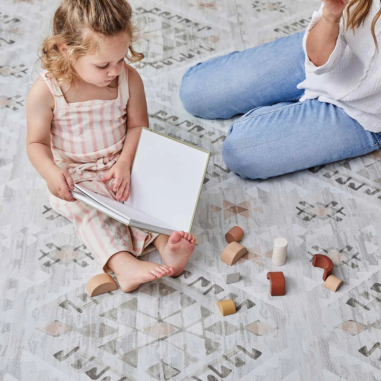 
Exceeds Safety Standards
Safe For Baby
Our play mats are made of premium-quality, non-toxic EVA foam and printed top film layer and are rigorously tested to meet and exceed the US Safety Standard and EU Toy Directive requirements.
