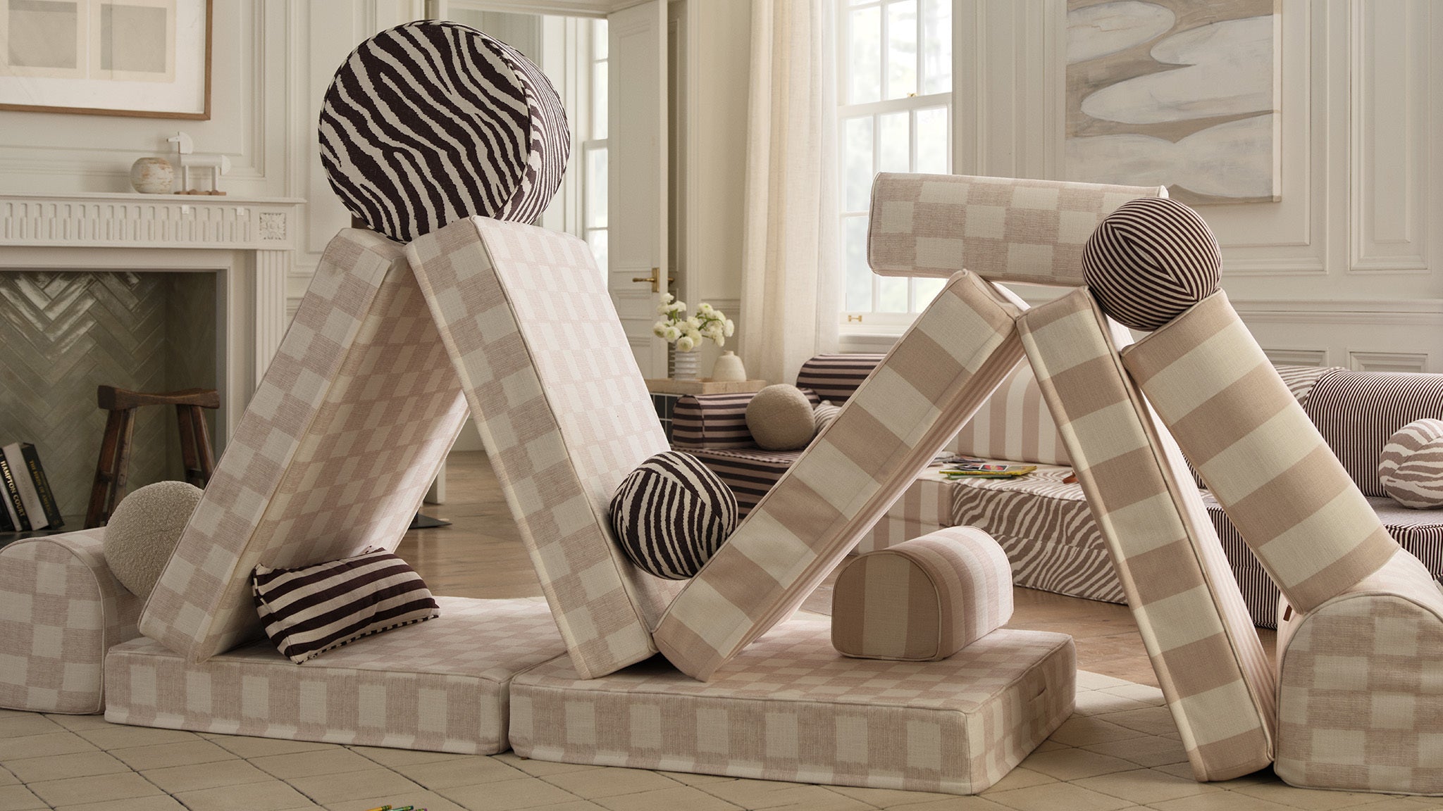 Modular Soft Furniture Connect Soft Modular Sofa 3 Seater Clay 12