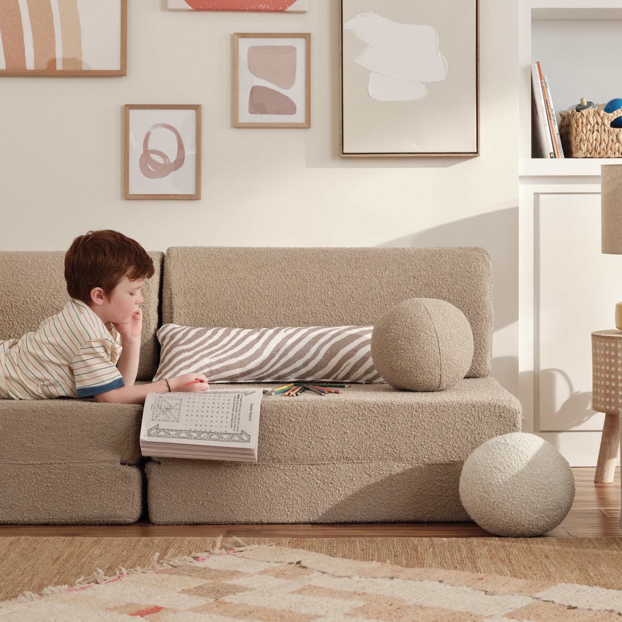 Sphere Pillow | Boucle