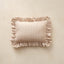 Medium Ruffle Pillow | Swiss Dot