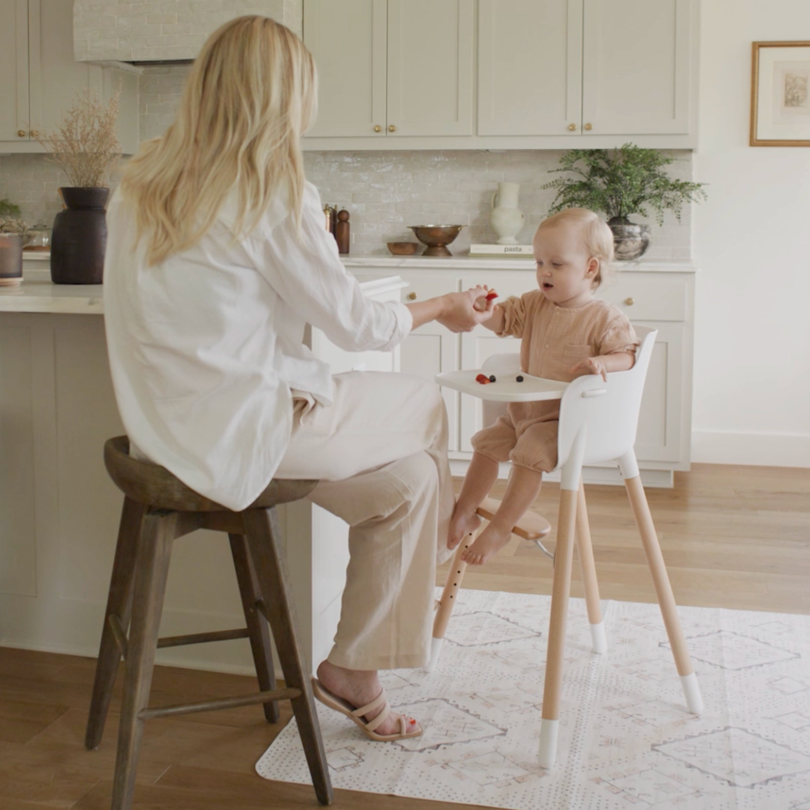 High chair mat best sale kmart